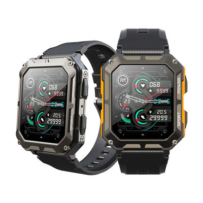 C20 Pro Konfigurasi Kapasitas Besar Jam Tangan Smartphone Digital 1.83 inci Smartwatch