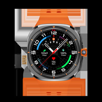 U8 Ultra AMOLED Android 9.0 Smart Watch Pria 4G 5G SIM Card Wifi GPS Kompas 32GB Smartwatch Rotating Camera Sports Watch 7 Ultra