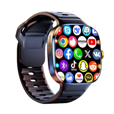 IP67 Waterproof 2025 M99 4G SIM Card Smart Watch dengan Telepon BT Panggilan NFC GPS Deepseek Youtube Tiktok Whatsapp Dukungan